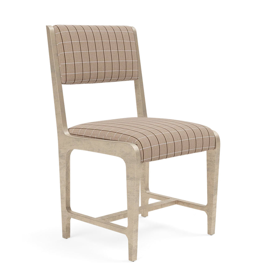 Made Goods Vallois Contemporary Metal Side Chair in Clyde Fabric