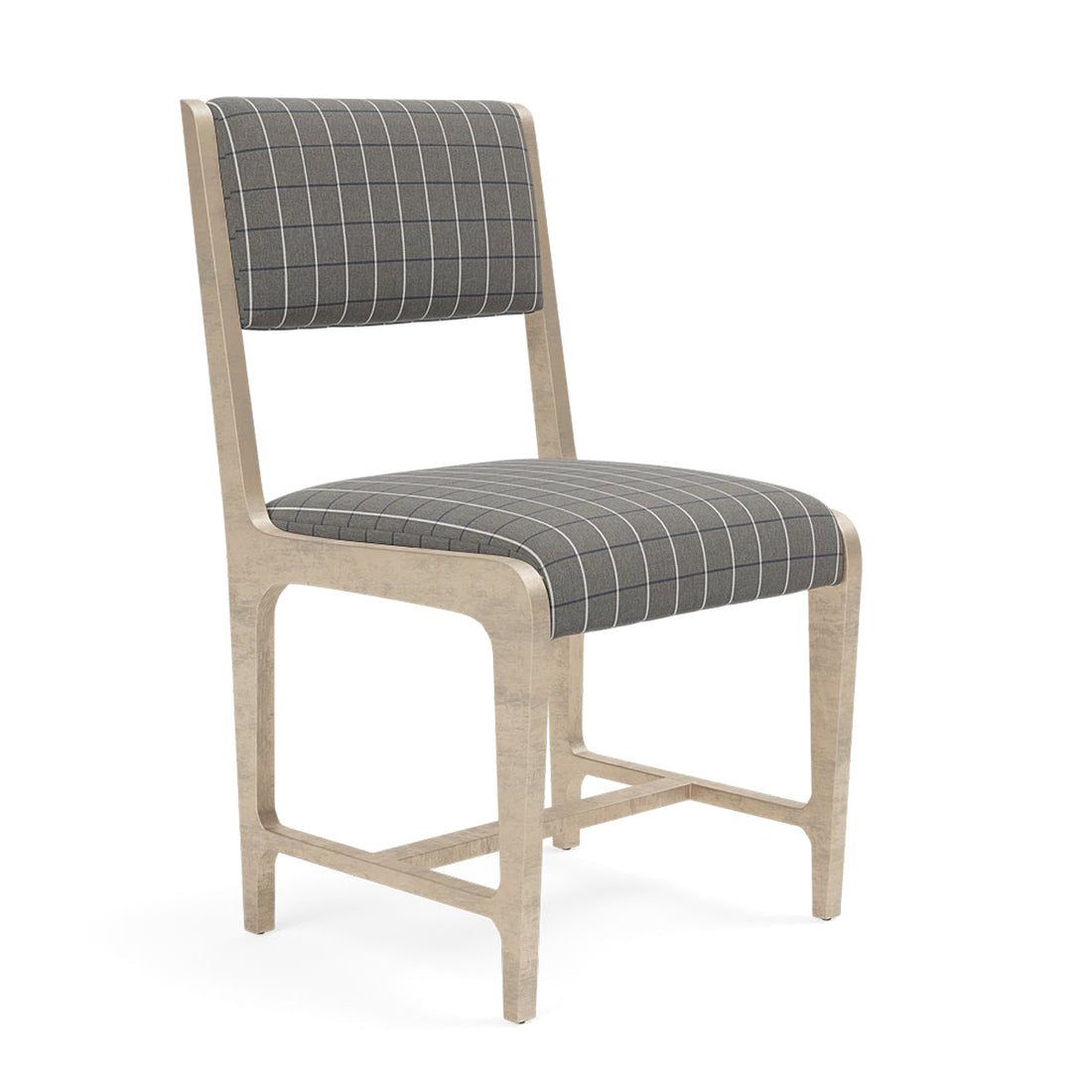 Made Goods Vallois Contemporary Metal Side Chair in Clyde Fabric