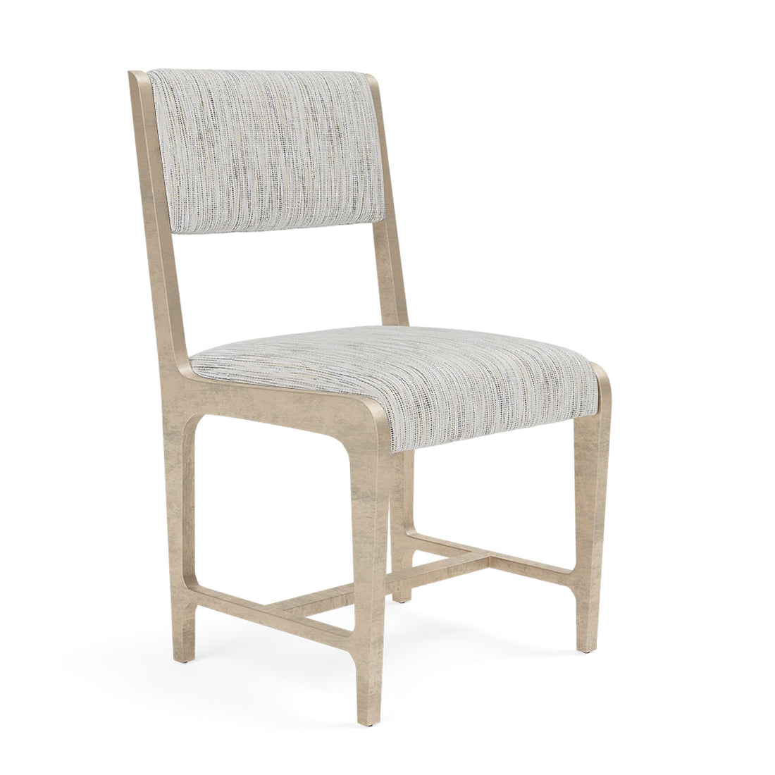 Made Goods Vallois Contemporary Metal Side Chair, Danube Fabric