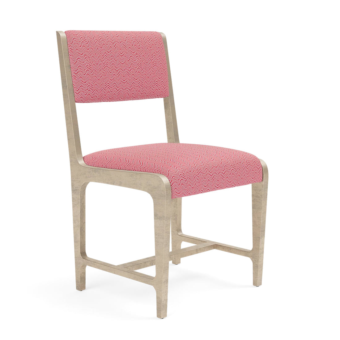 Made Goods Vallois Contemporary Metal Side Chair, Ettrick Cotton Jute