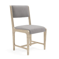 Made Goods Vallois Contemporary Metal Side Chair, Havel Velvet