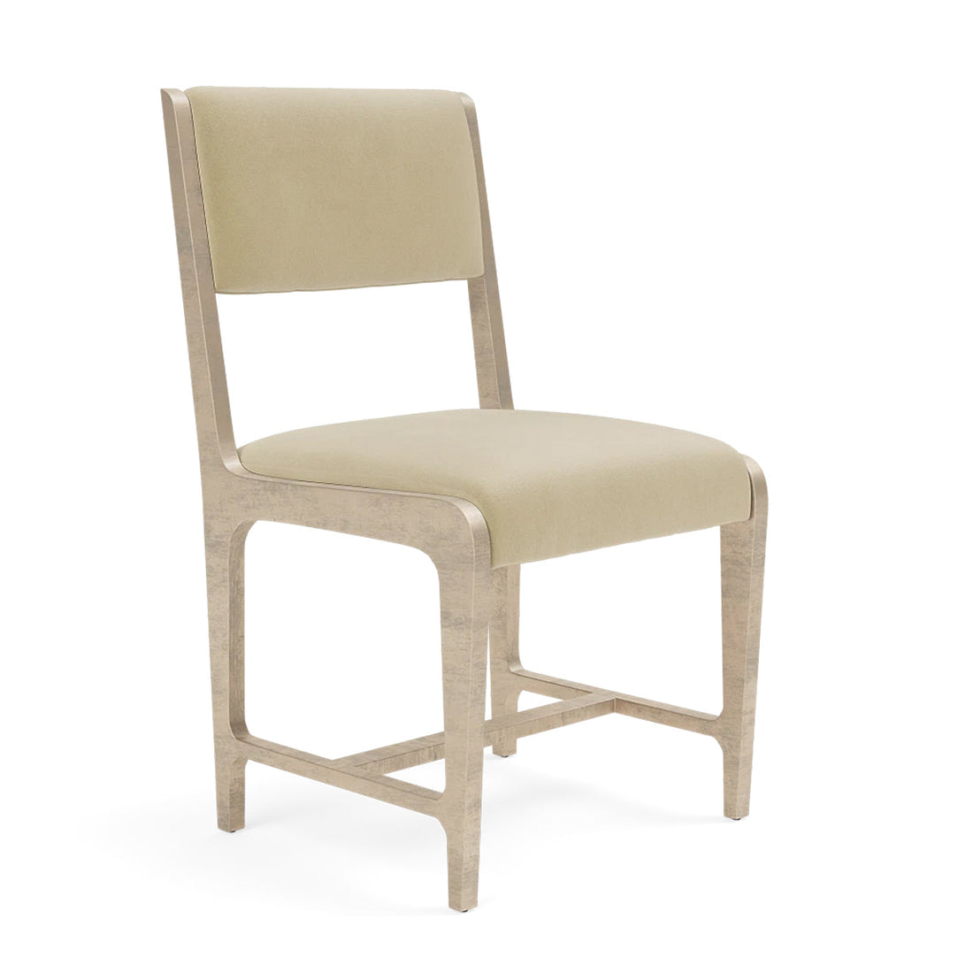 Made Goods Vallois Contemporary Metal Side Chair, Liard Cotton Velvet