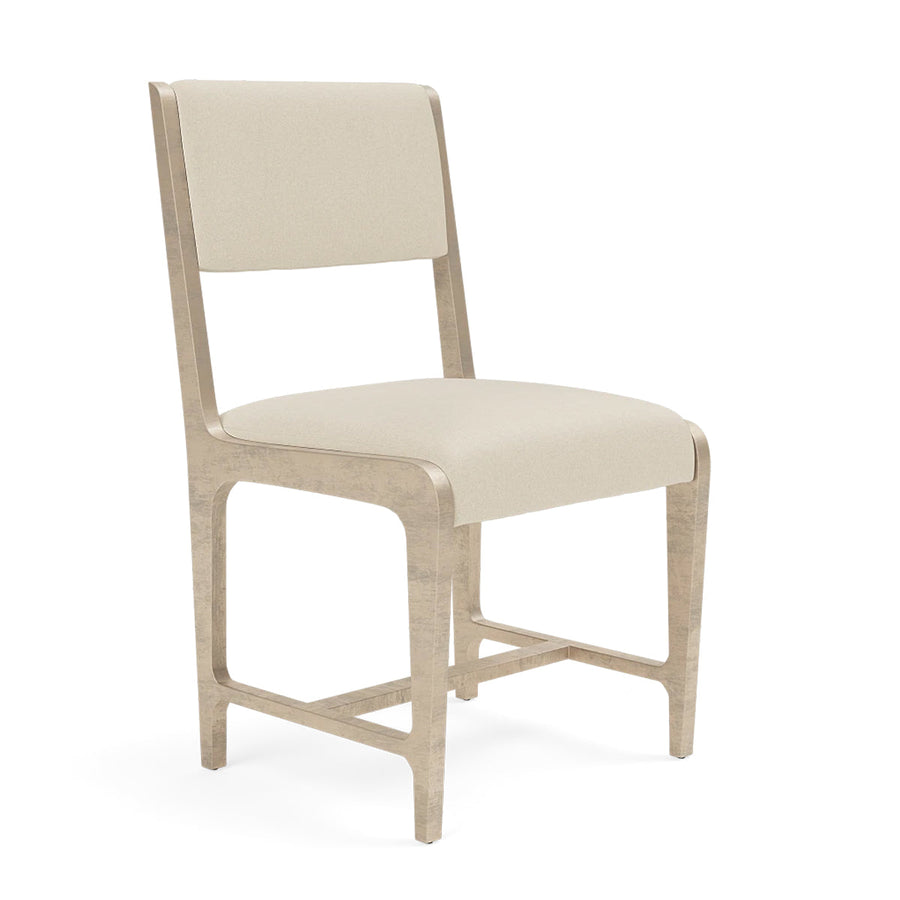 Made Goods Vallois Contemporary Metal Side Chair, Nile Fabric