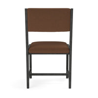 Made Goods Vallois Contemporary Metal Side Chair, Aras Mohair