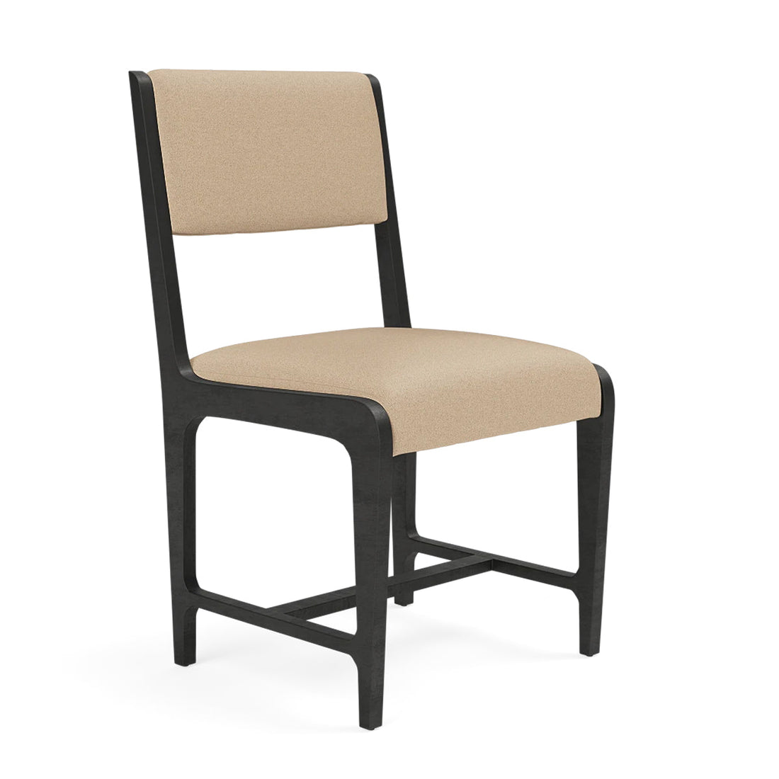 Made Goods Vallois Contemporary Metal Side Chair, Aras Mohair