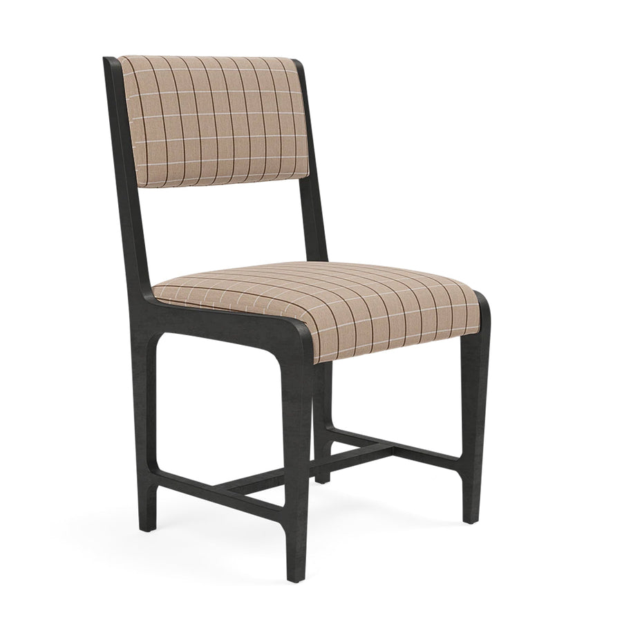 Made Goods Vallois Contemporary Metal Side Chair in Clyde Fabric