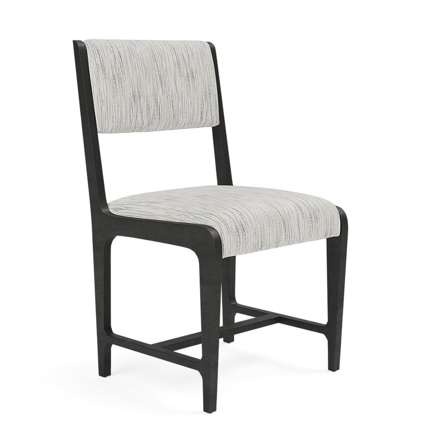 Made Goods Vallois Contemporary Metal Side Chair, Danube Fabric