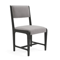 Made Goods Vallois Contemporary Metal Side Chair, Havel Velvet