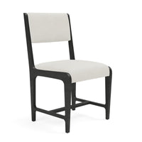 Made Goods Vallois Contemporary Metal Side Chair, Kern Fabric