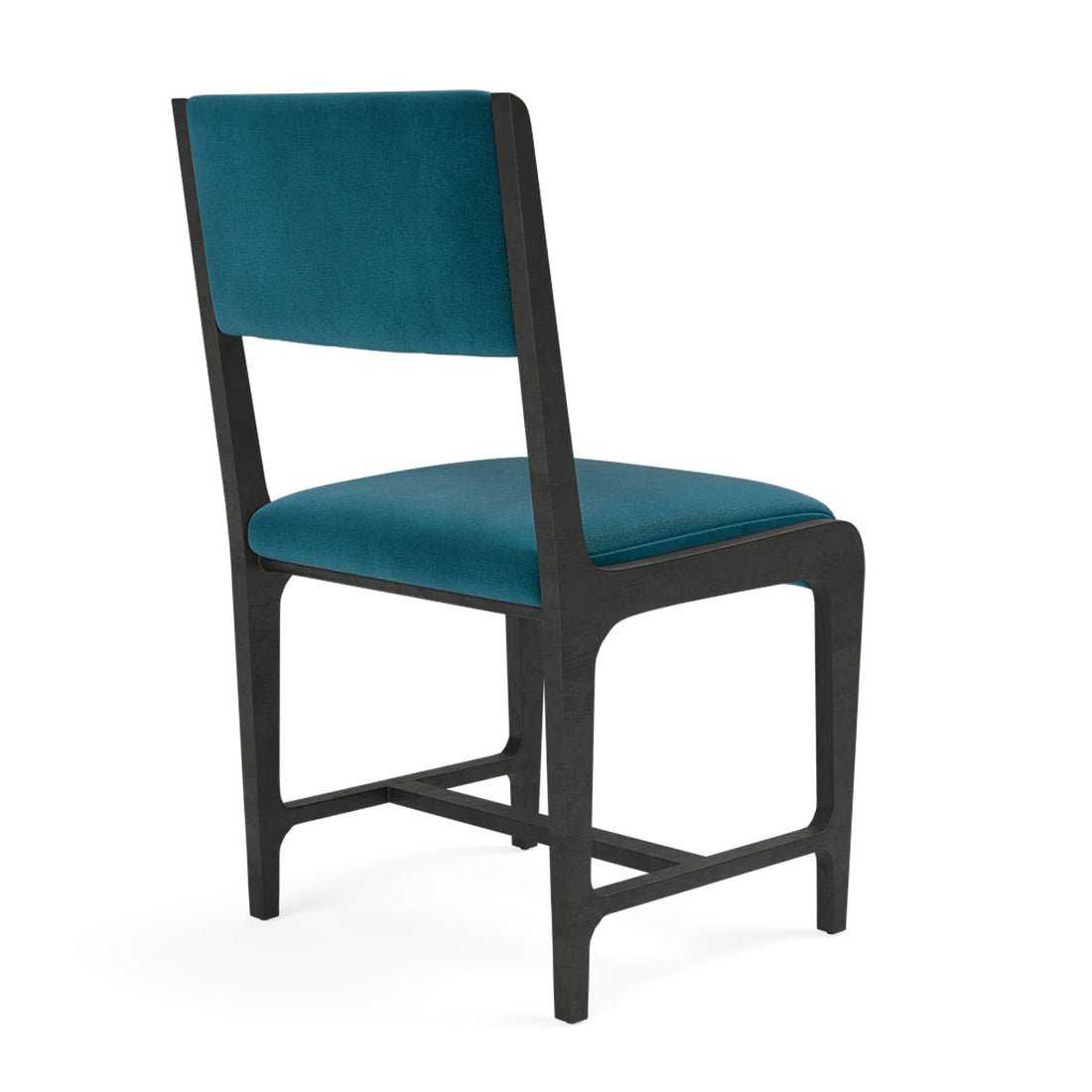 Made Goods Vallois Contemporary Metal Side Chair, Liard Cotton Velvet