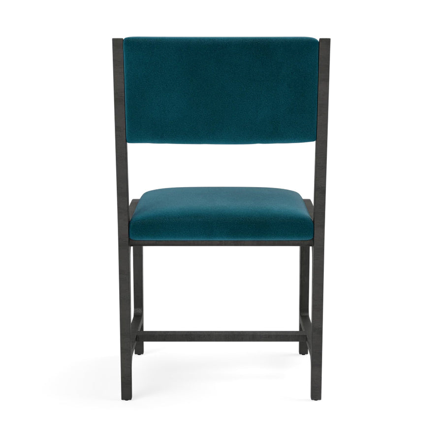 Made Goods Vallois Contemporary Metal Side Chair, Liard Cotton Velvet