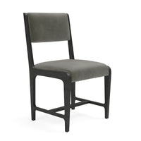 Made Goods Vallois Contemporary Metal Side Chair, Liard Cotton Velvet