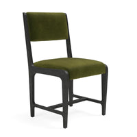 Made Goods Vallois Contemporary Metal Side Chair, Liard Cotton Velvet