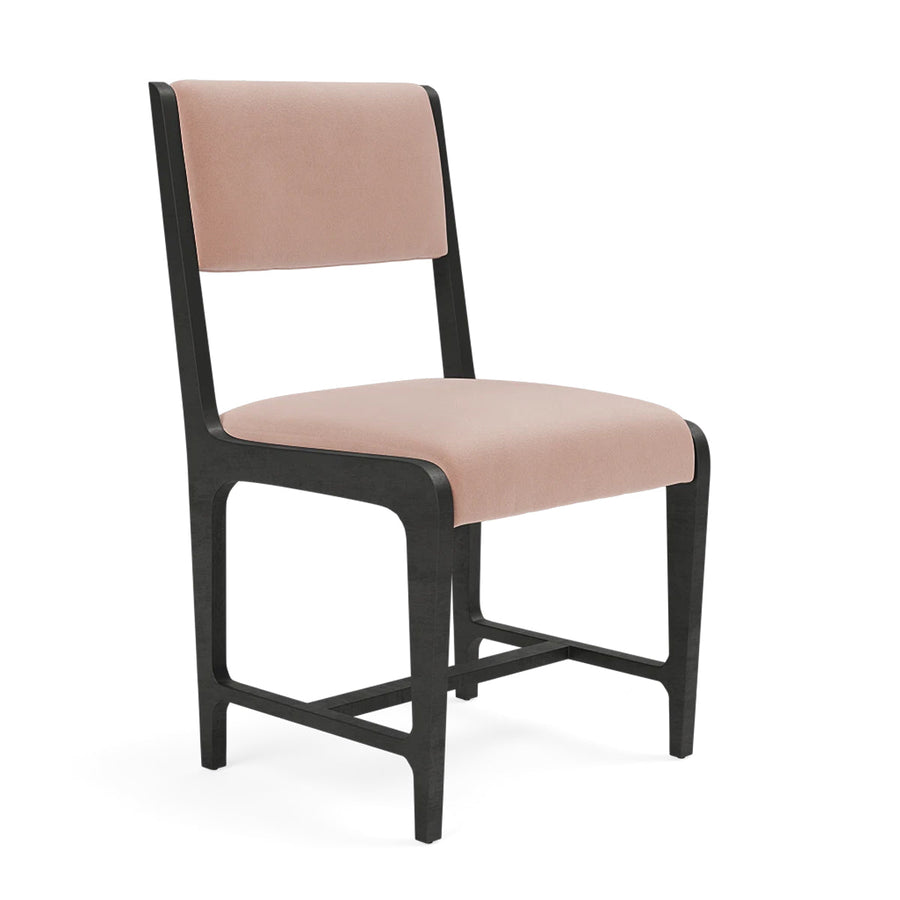 Made Goods Vallois Contemporary Metal Side Chair, Liard Cotton Velvet