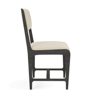 Made Goods Vallois Contemporary Metal Side Chair, Nile Fabric