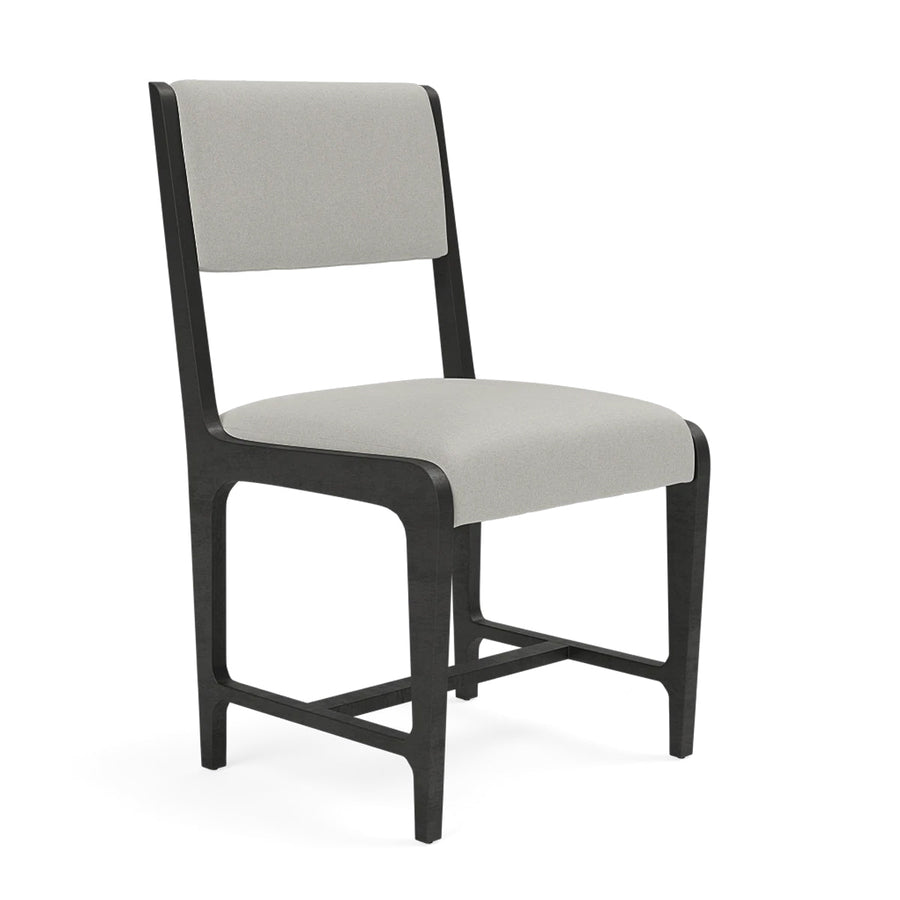 Made Goods Vallois Contemporary Metal Side Chair, Nile Fabric