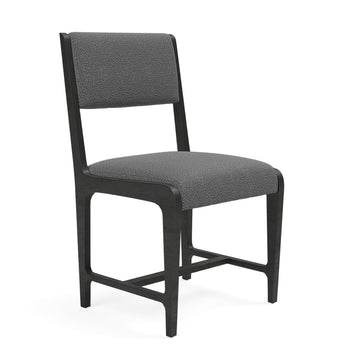 Made Goods Vallois Contemporary Metal Side Chair in Weser Fabric