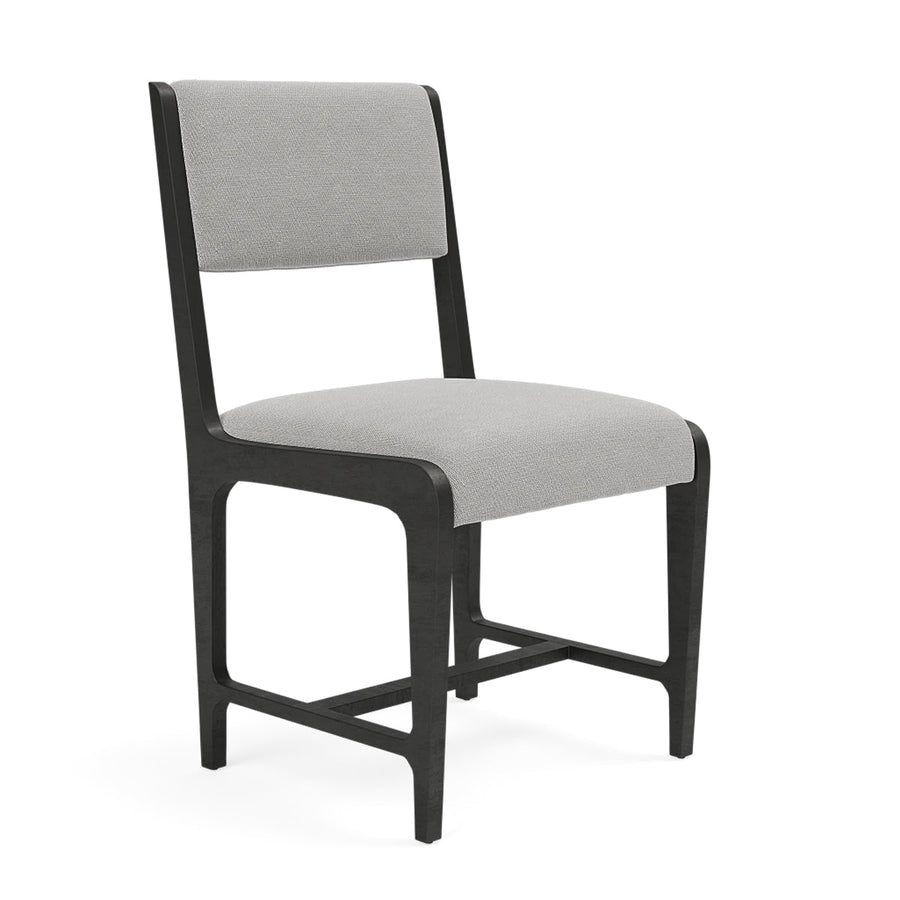 Made Goods Vallois Contemporary Metal Side Chair in Weser Fabric