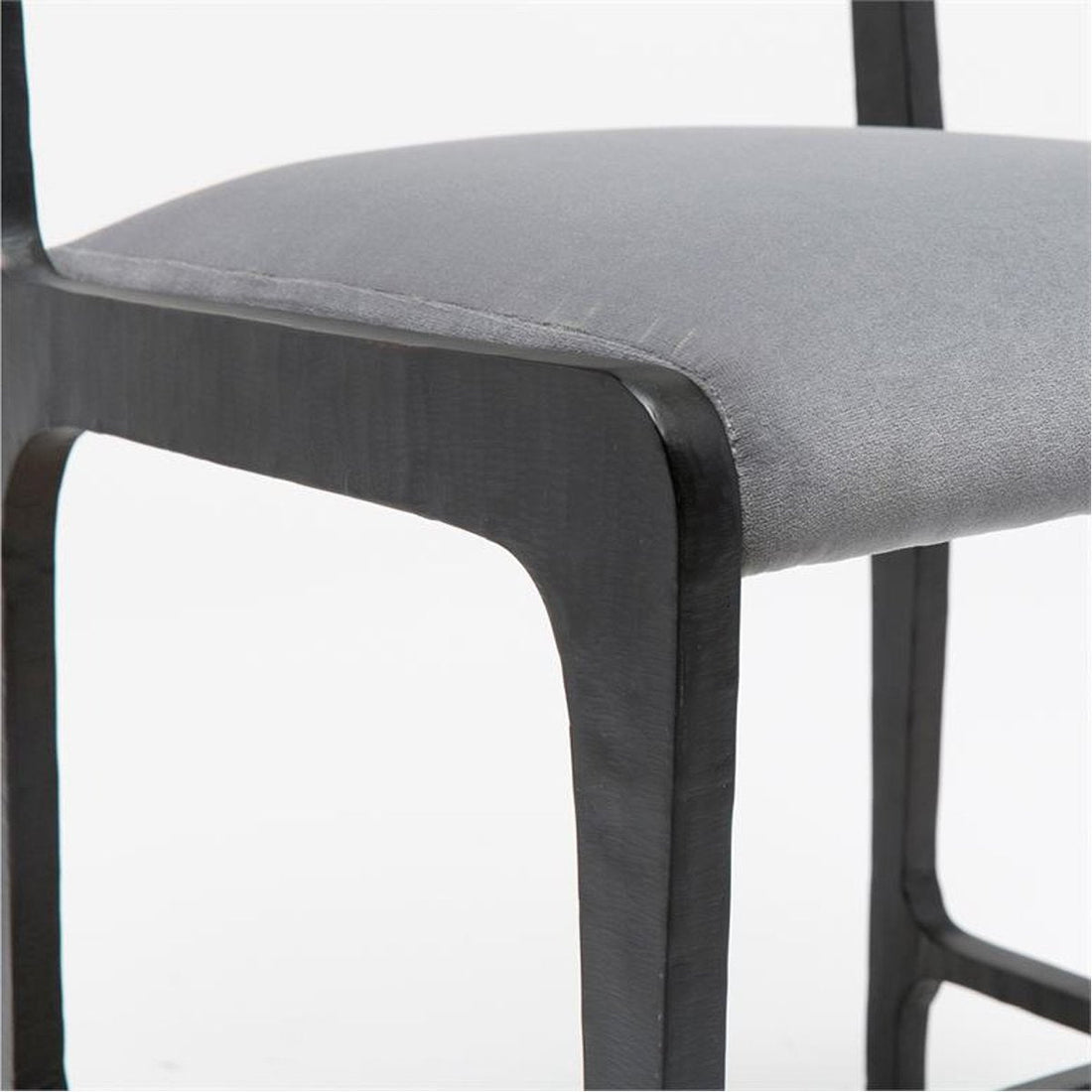 Made Goods Vallois Contemporary Side Chair, Marano Wool-on Lambskin