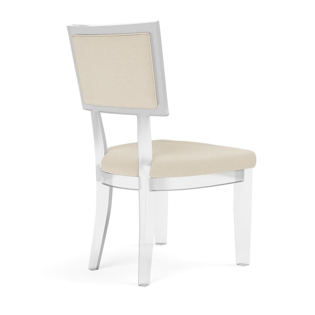 Made Goods Winston Clear Acrylic Dining Chair, Nile Fabric