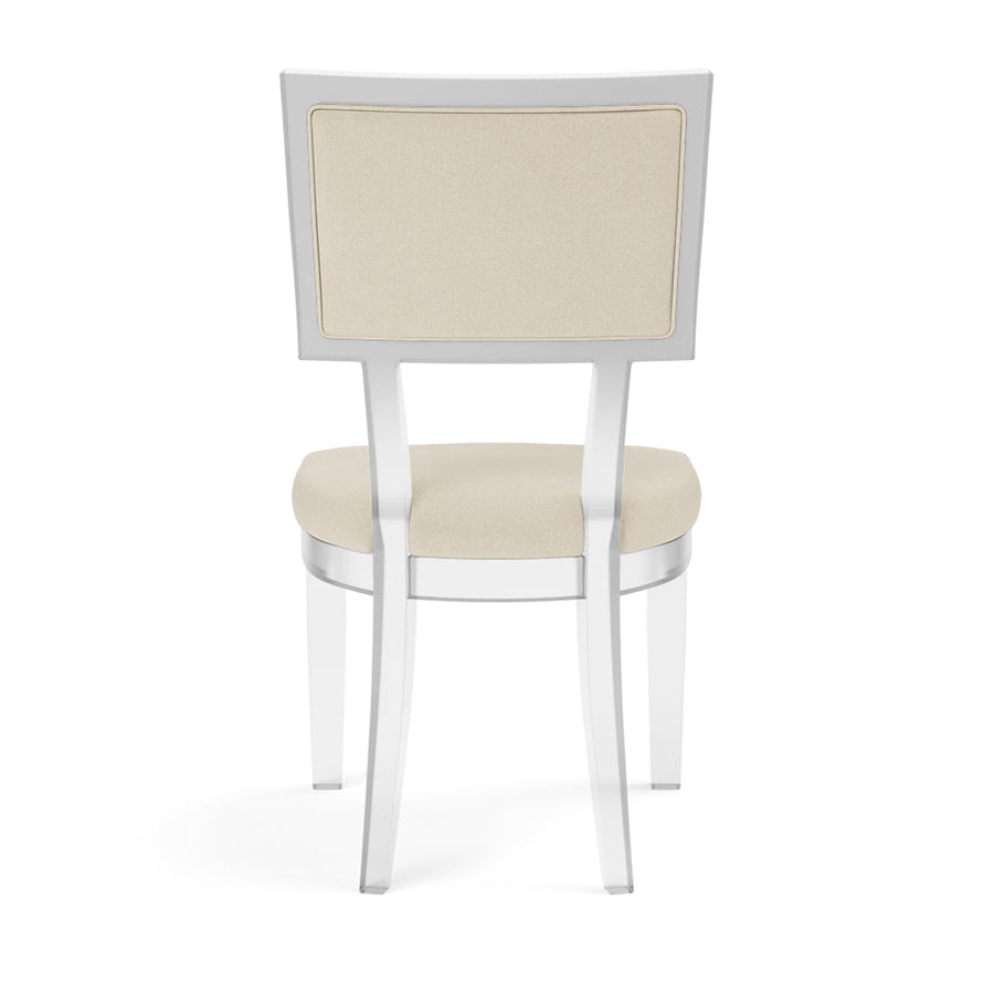 Made Goods Winston Clear Acrylic Dining Chair, Nile Fabric