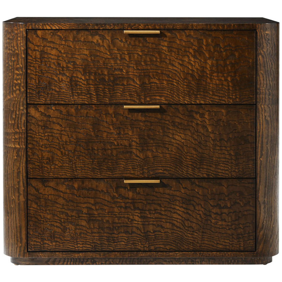 Theodore Alexander Kesden 3-Drawer Nightstand