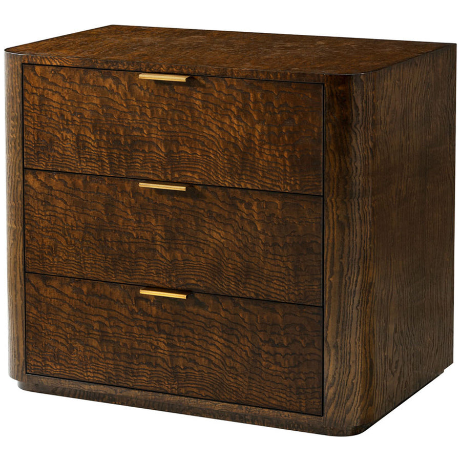 Theodore Alexander Kesden 3-Drawer Nightstand