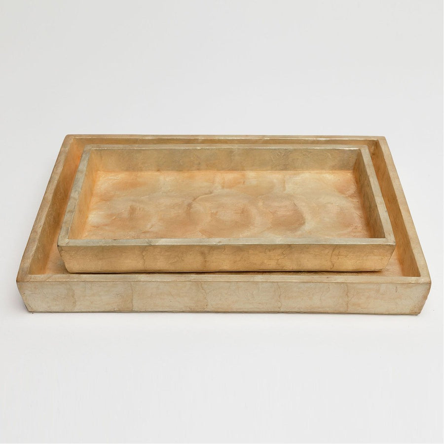 Pigeon and Poodle Andria Rectangular Tray - Tapered, 2-Piece Set