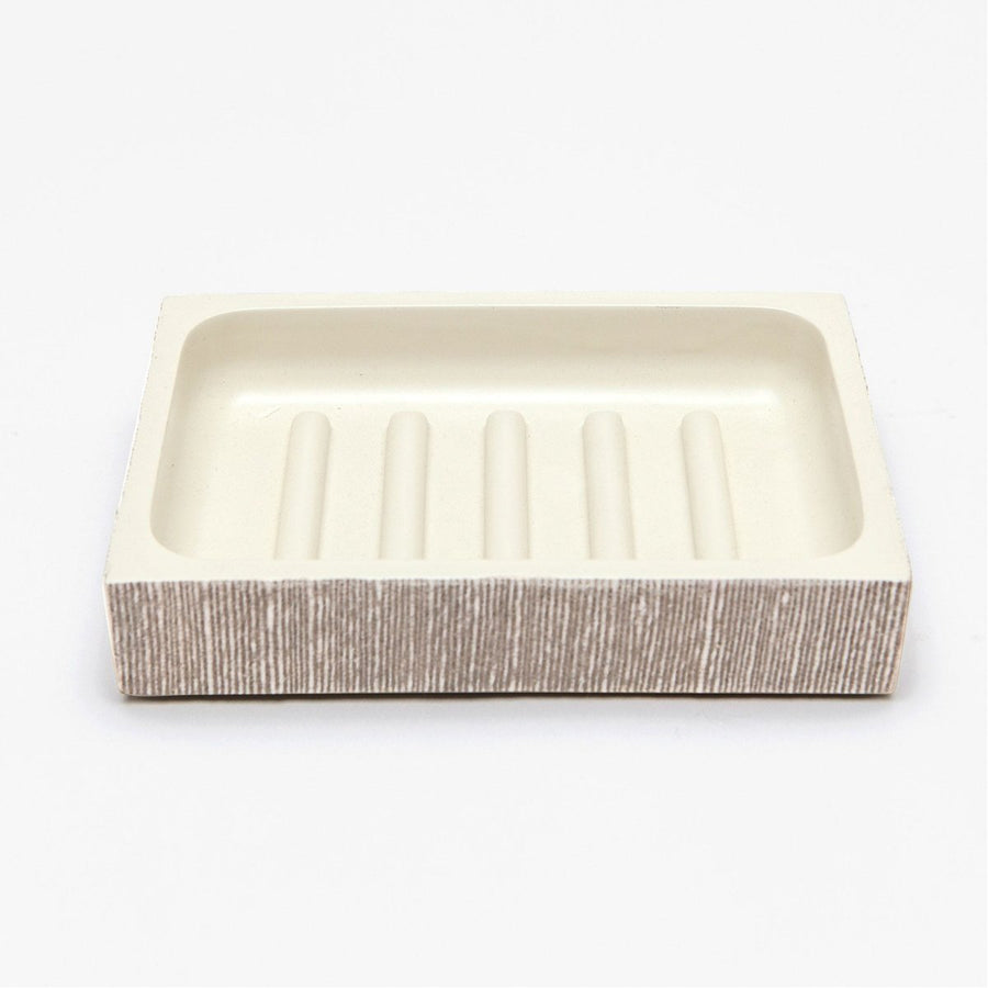 Pigeon and Poodle Bruges Rectangular Soap Dish, Straight