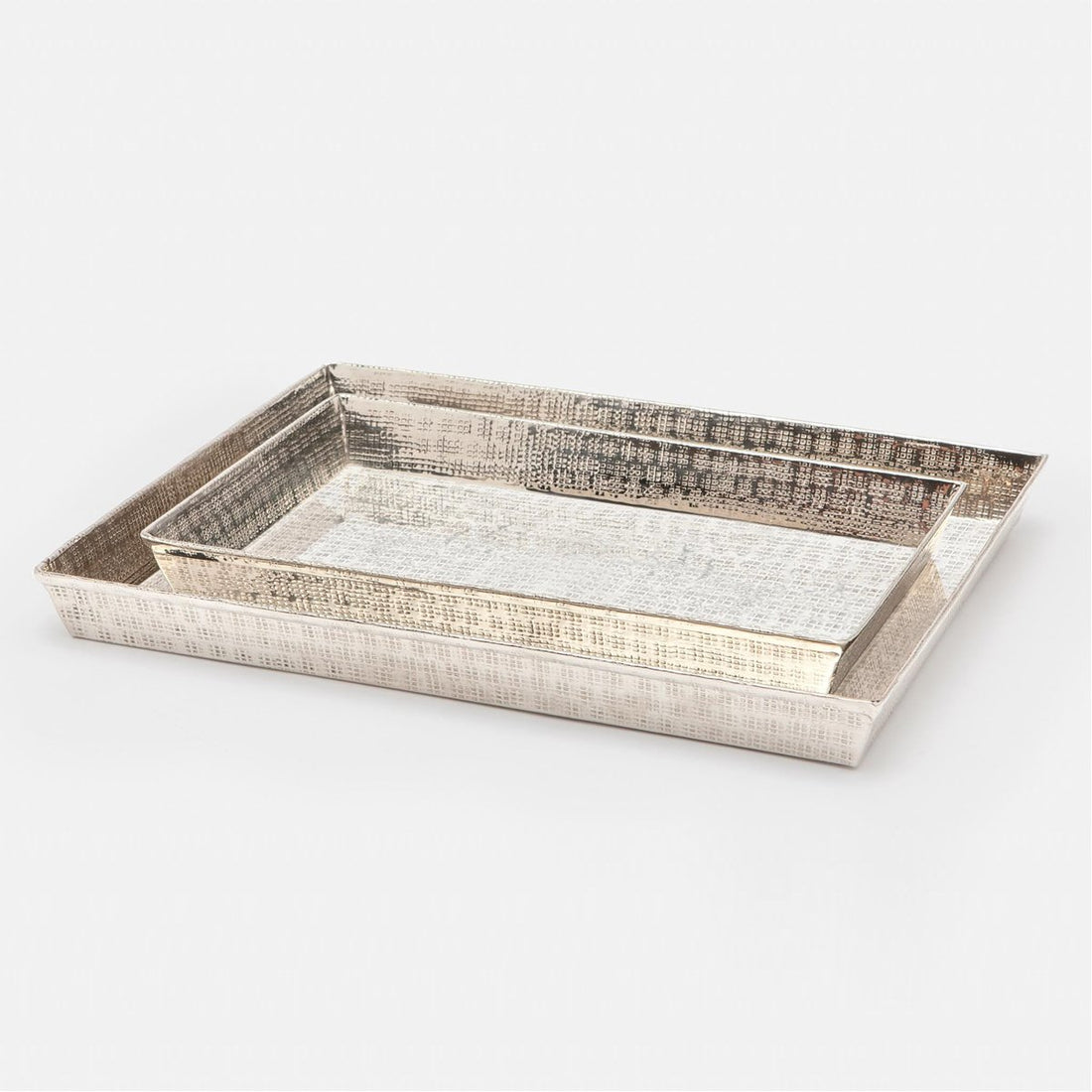 Pigeon and Poodle Buren Rectangular Tray - Tapered, 2-Piece Set