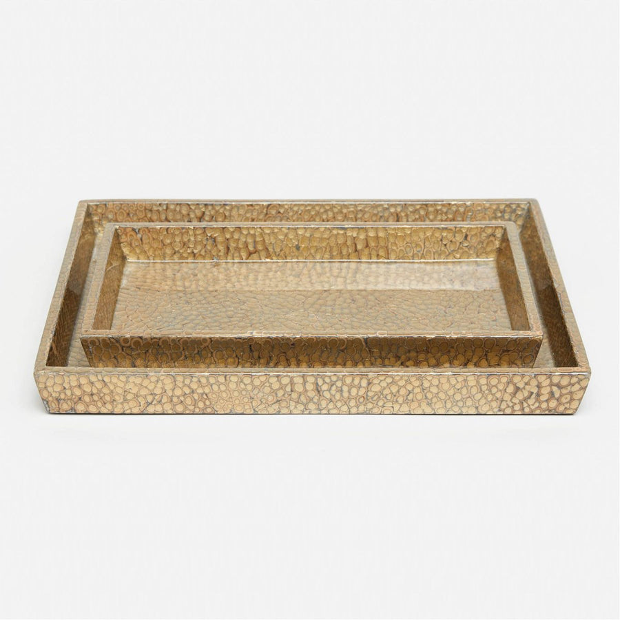 Pigeon and Poodle Callas Rectangular Tray - Tapered, 2-Piece Set