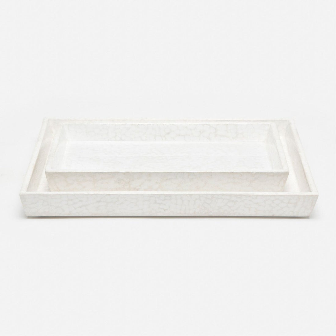 Pigeon and Poodle Callas Rectangular Tray - Tapered, 2-Piece Set