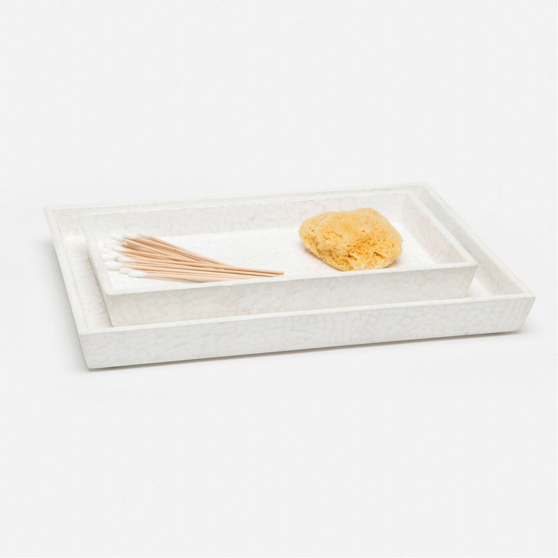 Pigeon and Poodle Callas Rectangular Tray - Tapered, 2-Piece Set