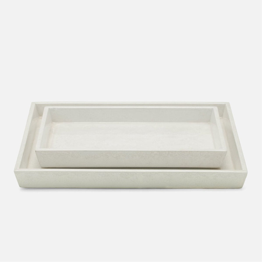 Pigeon and Poodle Charlotte Nested Trays, 2-Piece Set