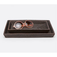 Pigeon and Poodle Dalton Rectangular Tray - Tapered, 2-Piece Set