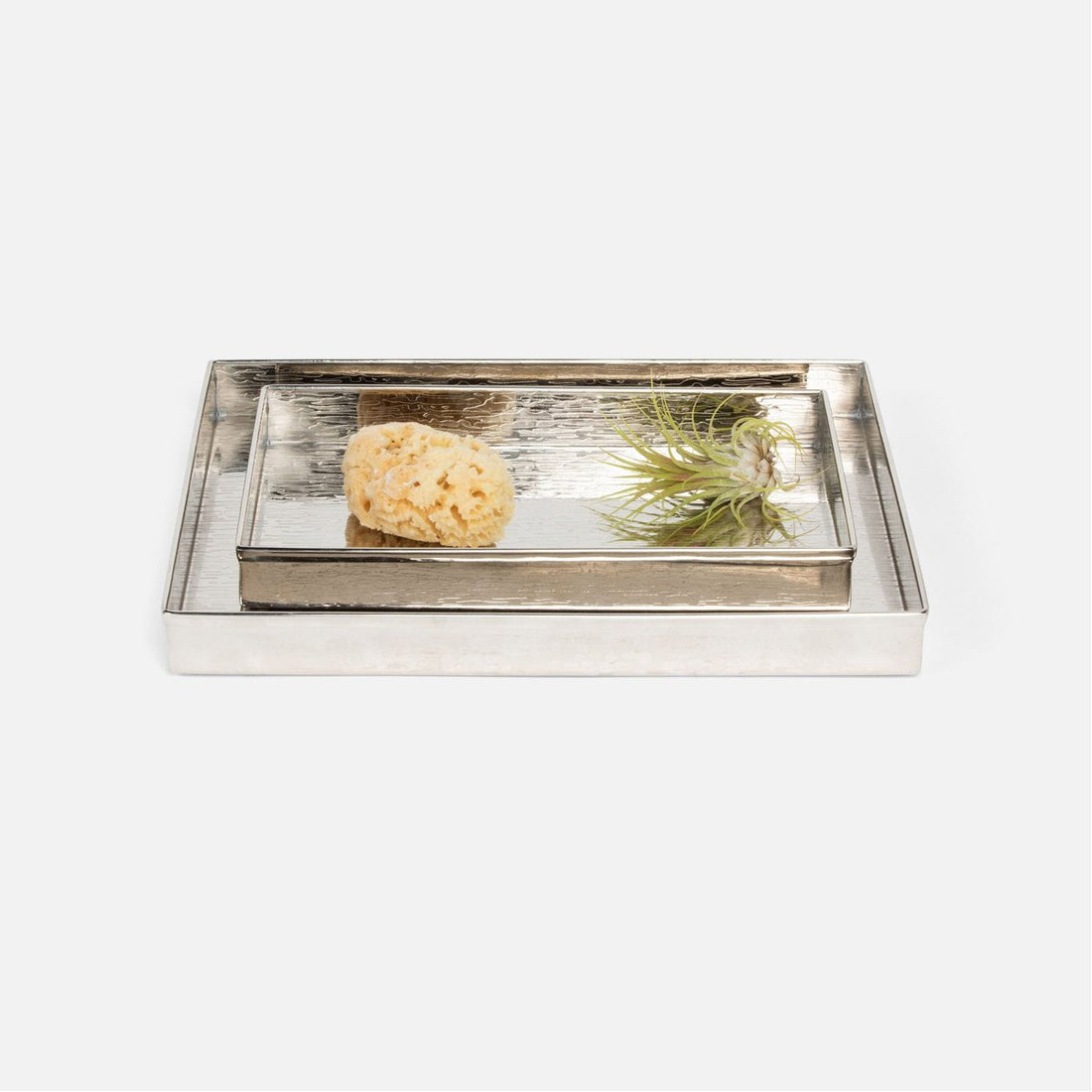 Pigeon and Poodle Elgin Rectangular Tray - Straight, 2-Piece Set