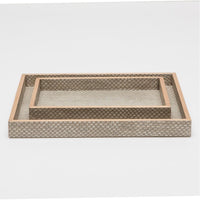 Pigeon and Poodle Goa Rectangular Tray - Straight, 2-Piece Set