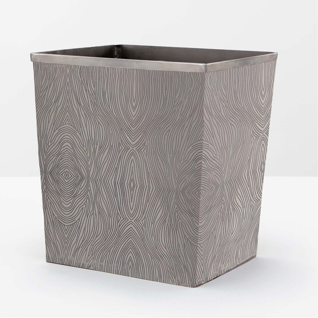 Pigeon and Poodle Humbolt Rectangular Wastebasket, Tapered