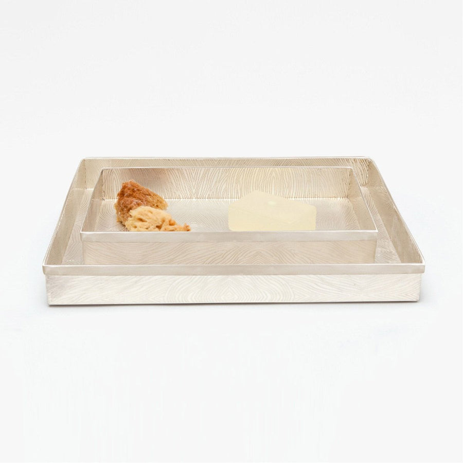 Pigeon and Poodle Humbolt Rectangular Tray - Straight, 2-Piece Set