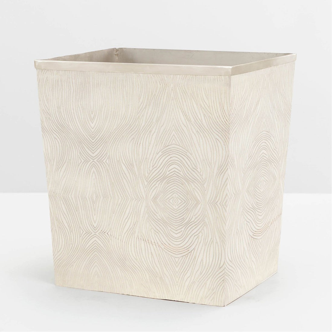 Pigeon and Poodle Humbolt Rectangular Wastebasket, Tapered