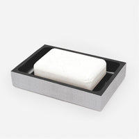 Pigeon and Poodle Manchester Rectangular Soap Dish, Straight