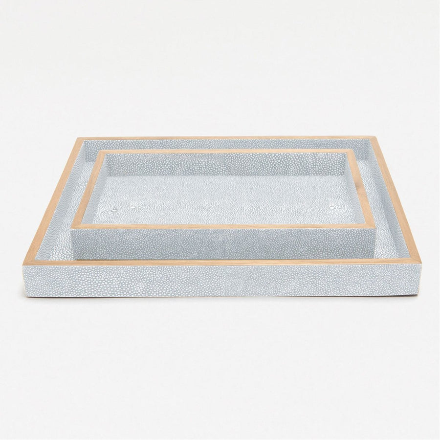 Pigeon and Poodle Manchester Rectangular Tray - Straight, 2-Piece Set