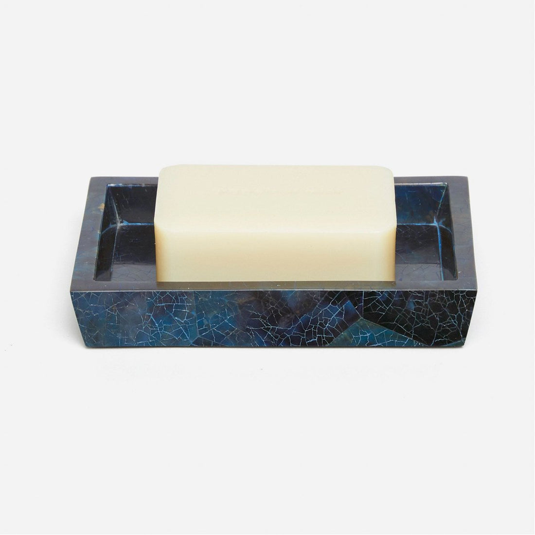 Pigeon and Poodle Santorini Rectangular Soap Dish, Tapered