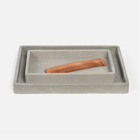 Pigeon and Poodle Tenby Rectangular Tray - Straight, 2-Piece Set