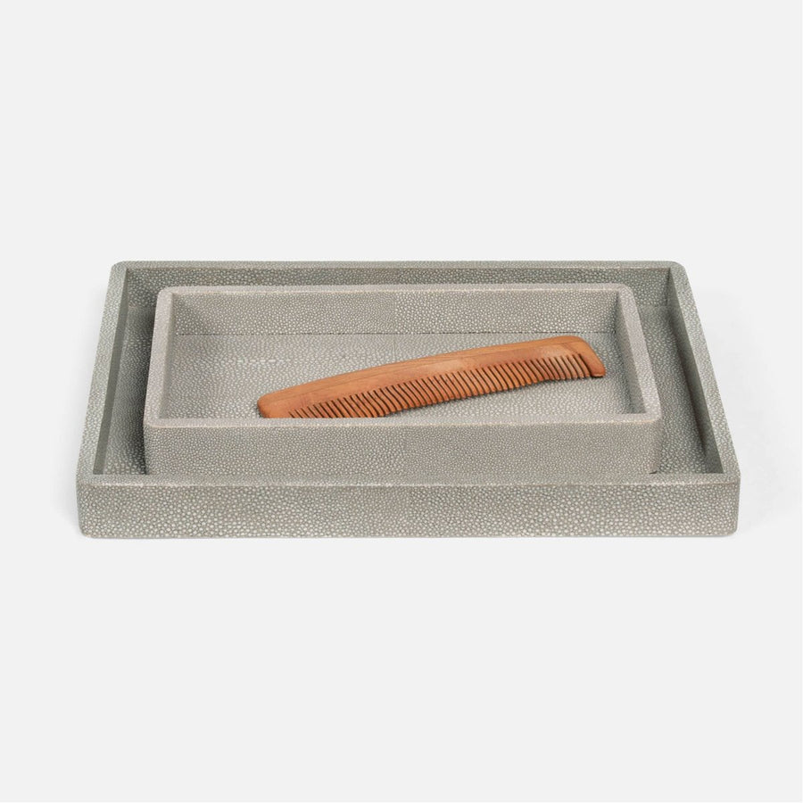 Pigeon and Poodle Tenby Rectangular Tray - Straight, 2-Piece Set