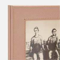 Pigeon and Poodle Dessie Full-Grain Leather Double Frame, 4x6 Image