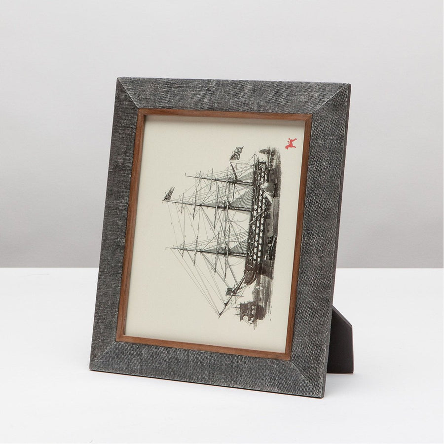 Pigeon and Poodle Dorchester Faux Linen Frame