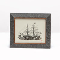 Pigeon and Poodle Dorchester Faux Linen Frame