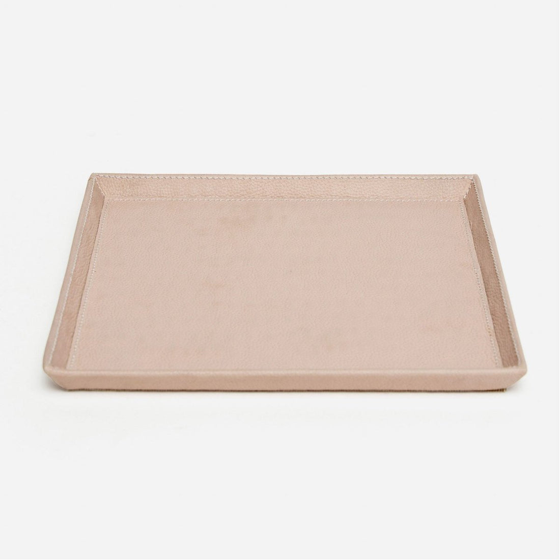 Pigeon and Poodle Marcel Full-Grain Leather Square Tray, Pack of 2