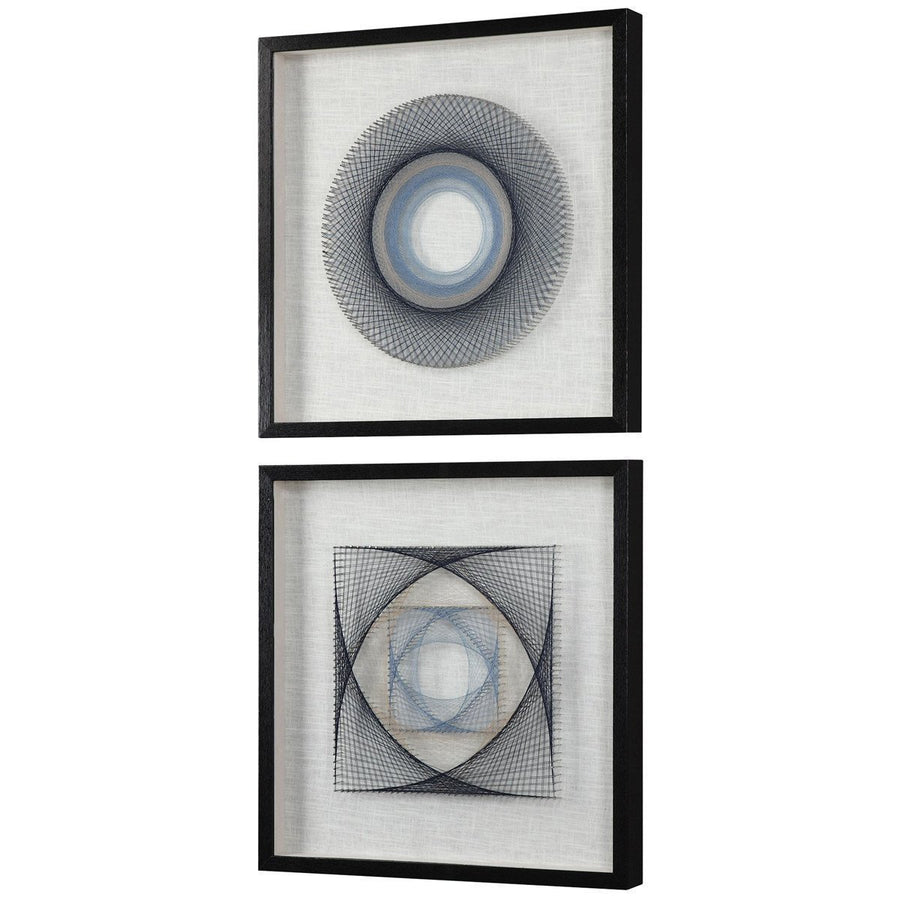 Uttermost String Duet Geometric Art, 2-Piece Set